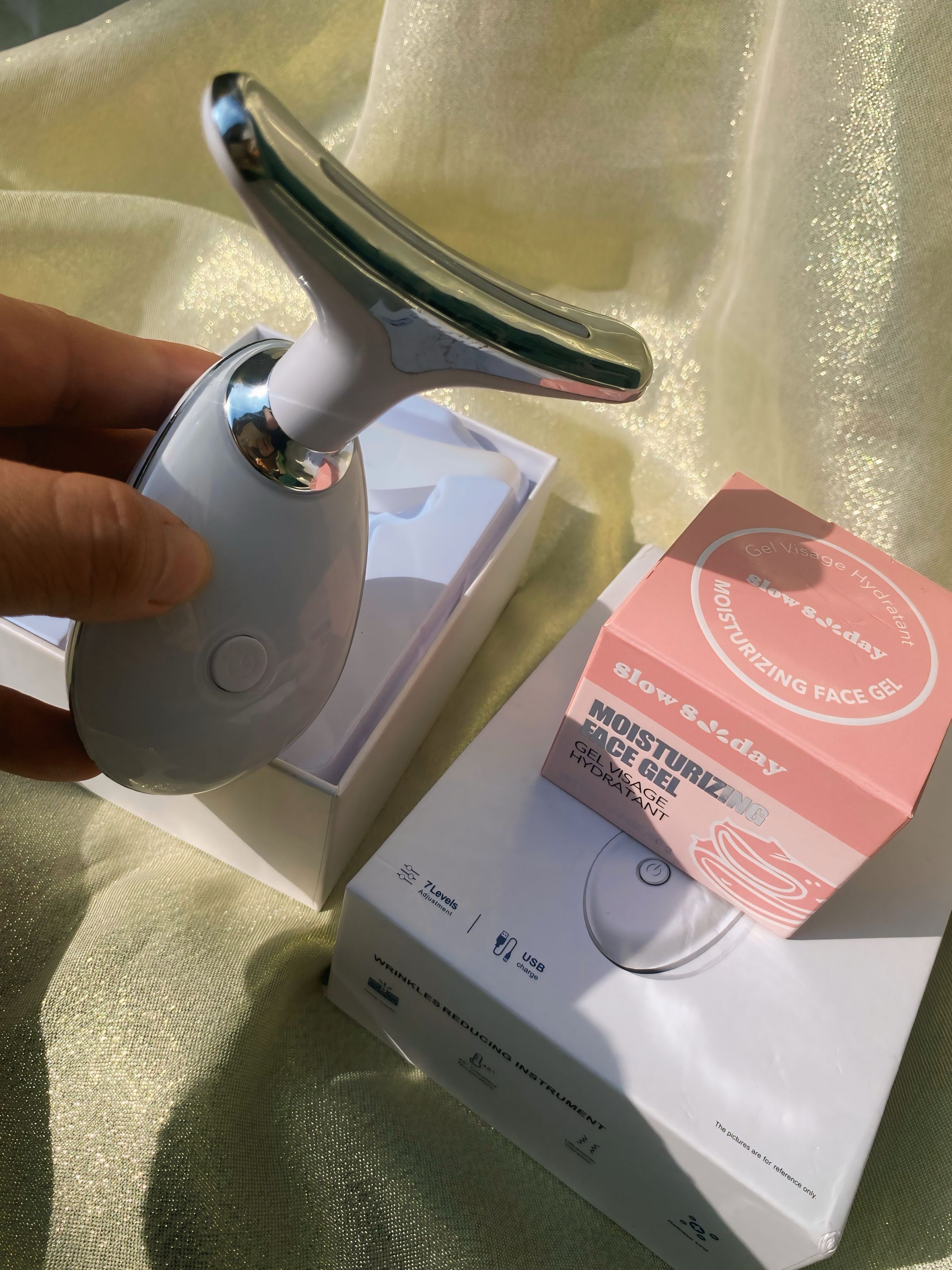 Masajeador Facial Efecto Lifting y Papada RegiasClub✨